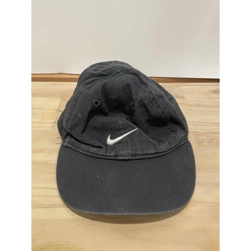 Nike Baseball Cap Gray Infant Adjustable White Logo Embroidered